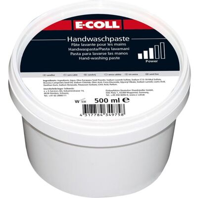 E-COLL Handwaschpaste 4317784349758 500ml, Dose E-COLL Handwaschpaste 4317784349758 500ml, Dose