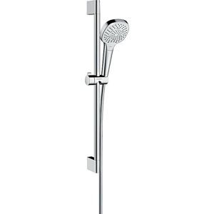 Hansgrohe Croma Select E Multi Brause Set 26580400 weiss chrom, mit 65 cm Brausestange Unica Croma Hansgrohe Croma Select E Multi Brause Set 26580400 weiss chrom, mit 65 cm Brausestange Unica Croma