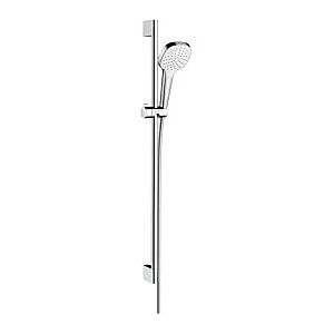 Hansgrohe Croma Select E 1jet Brauseset 26594400 weiss-chrom, 90 cm Brausestange Unica Croma