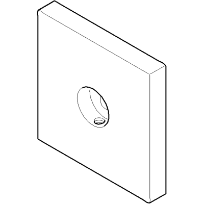 Dornbracht Modell 081798507-00 Wandhalter für Duschanlage - Zubehör Dornbracht Modell 081798507-00 Wandhalter für Duschanlage - Zubehör