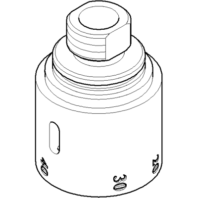 Dornbracht Modell 091733002 - Thermostat-Teil - Chrom Dornbracht Modell 091733002 - Thermostat-Teil - Chrom