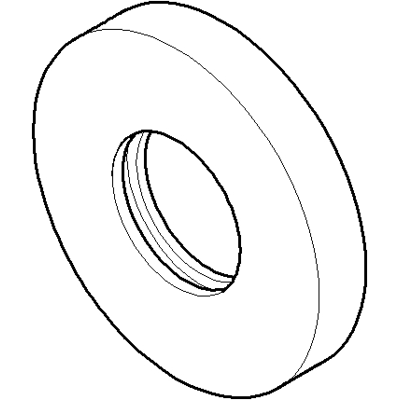 Dornbracht Rosette Ersatzteile - Rosette - Weiß Matt Dornbracht Rosette Ersatzteile - Rosette - Weiß Matt