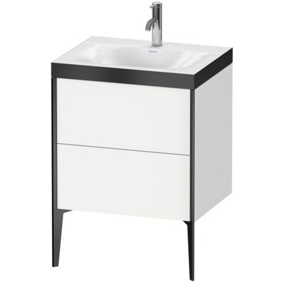 Duravit Weiß Matt Bodenstehend Waschtisch-Set - XViu, 2 Schubladen, Kein Überlauf Duravit Weiß Matt Bodenstehend Waschtisch-Set - XViu, 2 Schubladen, Kein Überlauf