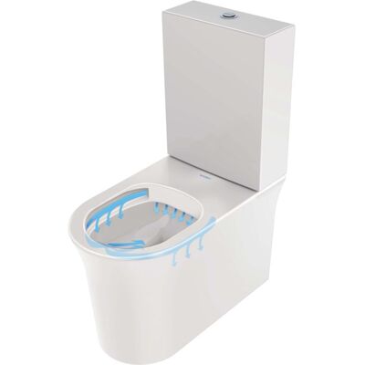 Duravit White Tulip Stand-Tiefspül-WC 2197092000 37x65cm, für aufgesetzten Spülkasten, für Kombination, weiß Hygiene Glaze Duravit White Tulip Stand-Tiefspül-WC 2197092000 37x65cm, für aufgesetzten Spülkasten, für Kombination, weiß Hygiene Glaze