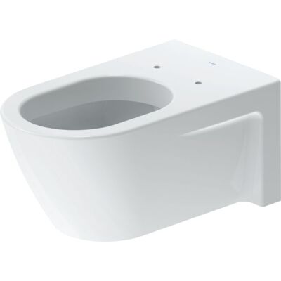 Duravit Starck 2 Wand-WC - Oval, Weiß Hochglanz, 4,5 l, verdeckte Befestigung Duravit Starck 2 Wand-WC - Oval, Weiß Hochglanz, 4,5 l, verdeckte Befestigung