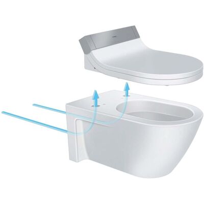 Duravit Starck 2 Wand-WC - Hygienisch, Wandmontage, 4,5L Duravit Starck 2 Wand-WC - Hygienisch, Wandmontage, 4,5L