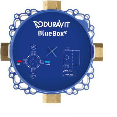 Duravit Bluebox Unterputzkörper GK0900000000 1/2", ohne Vorabsperrung, Einbautiefe 75-105 mm Duravit Bluebox Unterputzkörper GK0900000000 1/2", ohne Vorabsperrung, Einbautiefe 75-105 mm