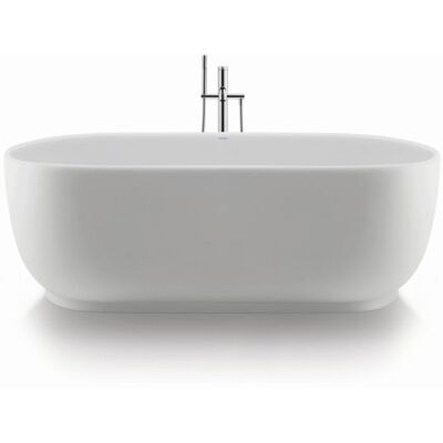 Duravit Luv Oval-Badewanne - Freistehend, 2 Rückenschrägen, Weiß Duravit Luv Oval-Badewanne - Freistehend, 2 Rückenschrägen, Weiß