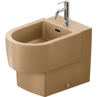 Duravit Balcoon Stand-Bidet 272610AM00 37x57cm, mit Hahnloch, Überlauf, Clay terra matt Duravit Balcoon Stand-Bidet 272610AM00 37x57cm, mit Hahnloch, Überlauf, Clay terra matt