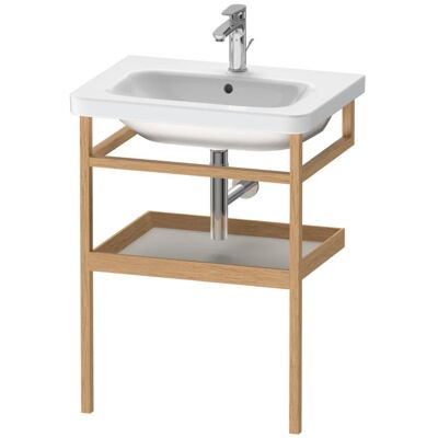 Duravit DuraStyle Handtuchhalter DS988100776 59 x 44 cm, betongrau matt/Eiche massiv, mit Ablage Duravit DuraStyle Handtuchhalter DS988100776 59 x 44 cm, betongrau matt/Eiche massiv, mit Ablage