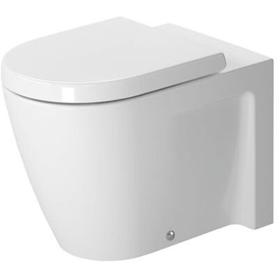 Duravit Starck 2 WC - Weiß, Waagerechter Ausgang, Wondergliss-Beschichtung Duravit Starck 2 WC - Weiß, Waagerechter Ausgang, Wondergliss-Beschichtung