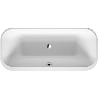 Duravit Modell 700453800000000 - Freistehende Badewanne in Weiß und Graphit Supermatt Duravit Modell 700453800000000 - Freistehende Badewanne in Weiß und Graphit Supermatt
