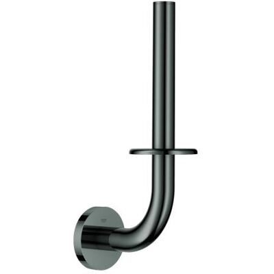 Grohe Essentials WC-Reservepapierhalter 40385A01 hard graphite, Wandmodell, verdeckte Befestigung Grohe Essentials WC-Reservepapierhalter 40385A01 hard graphite, Wandmodell, verdeckte Befestigung