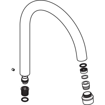 Hansgrohe Axor Montreux 3-Loch Bodenmontagearmatur - Wasserhahn Hansgrohe Axor Montreux 3-Loch Bodenmontagearmatur - Wasserhahn