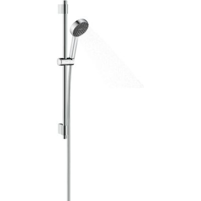 Hansgrohe Activera Select S Duschset 28048000 2 Strahlarten wassersparend mit Duschstange Varia, Ø 95mm, Ausführung 72, chrom Hansgrohe Activera Select S Duschset 28048000 2 Strahlarten wassersparend mit Duschstange Varia, Ø 95mm, Ausführung 72, chrom