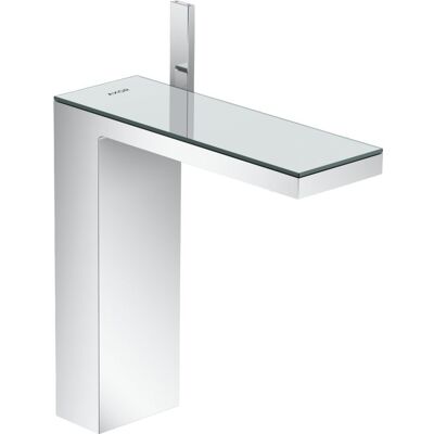 Hansgrohe Axor MyEdition Waschtischarmatur 47020000 Ausladung 196 mm, mit Push-Open Ablaufgarnitur, chrom/Spiegelglas Hansgrohe Axor MyEdition Waschtischarmatur 47020000 Ausladung 196 mm, mit Push-Open Ablaufgarnitur, chrom/Spiegelglas
