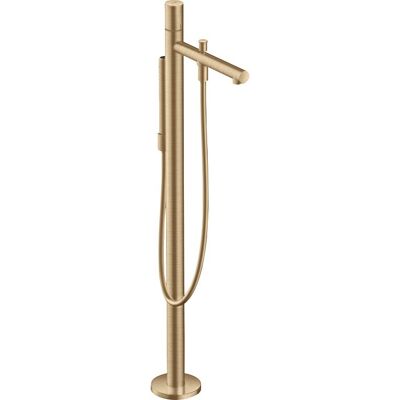 Hansgrohe Axor Uno Badewannenmischer - Brushed Bronze - Wandmontage, mit Handbrause, 264mm Ausladung Hansgrohe Axor Uno Badewannenmischer - Brushed Bronze - Wandmontage, mit Handbrause, 264mm Ausladung