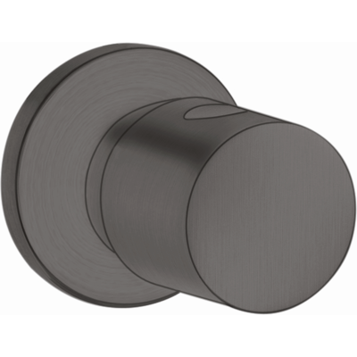 Hansgrohe Axor Uno Fertigmontageset - gebürstet Schwarzchrom - Unterputz-Absperrventil Hansgrohe Axor Uno Fertigmontageset - gebürstet Schwarzchrom - Unterputz-Absperrventil