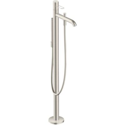 Hansgrohe AXOR Uno Bodenstehender Badewannenmischer - Edelstahl Hansgrohe AXOR Uno Bodenstehender Badewannenmischer - Edelstahl