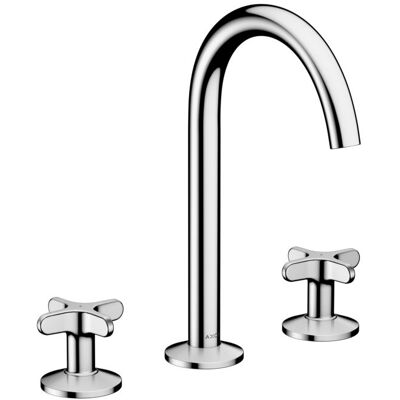 Hansgrohe AXOR One 3-Loch Waschtischarmatur 170 48040000 Ausladung 140mm, mit Push-Open-Ablaufgarnitur, mit Kreuzgriff, chrom Hansgrohe AXOR One 3-Loch Waschtischarmatur 170 48040000 Ausladung 140mm, mit Push-Open-Ablaufgarnitur, mit Kreuzgriff, chrom