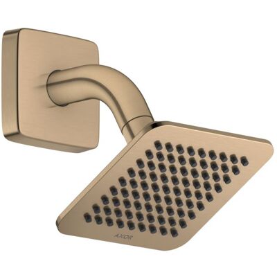 Hansgrohe AXOR Citterio C Duschkopf 120/120 28810140 1 Strahlart wassersparend mit Brausearm, 120x120mm, brushed bronze Hansgrohe AXOR Citterio C Duschkopf 120/120 28810140 1 Strahlart wassersparend mit Brausearm, 120x120mm, brushed bronze