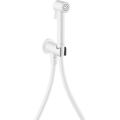 Hansgrohe AXOR Bidette Duschkopf - Metall, Durchflussregelung, 28mm, Mattweiß - Duschkopf Hansgrohe AXOR Bidette Duschkopf - Metall, Durchflussregelung, 28mm, Mattweiß - Duschkopf