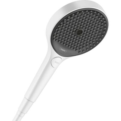 Hansgrohe Rainfinity 130 EcoSmart+ Handbrause 26862700 130mm Brausekopf, 3jet, mattweiß Hansgrohe Rainfinity 130 EcoSmart+ Handbrause 26862700 130mm Brausekopf, 3jet, mattweiß