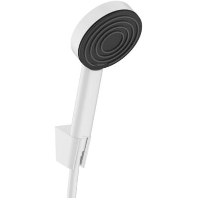 Hansgrohe Pulsify S Duschkopfhalterungset 24307700 105mm, 1 Strahlart wassersparend+ mit Duschschlauch 125 cm, weiß matt Hansgrohe Pulsify S Duschkopfhalterungset 24307700 105mm, 1 Strahlart wassersparend+ mit Duschschlauch 125 cm, weiß matt