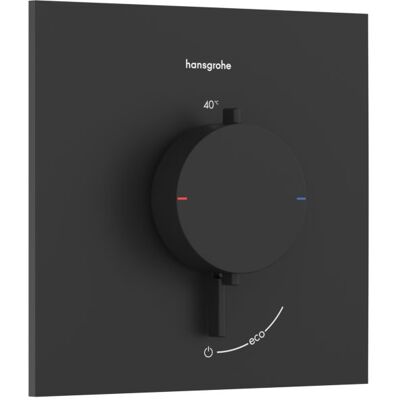 Hansgrohe Ecostat Comfort E Thermostat - Kindersicherung - 25,4 l/min - Schwarz Hansgrohe Ecostat Comfort E Thermostat - Kindersicherung - 25,4 l/min - Schwarz