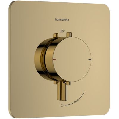 Hansgrohe Ecostat Comfort Q Thermostat 33712990 Unterputz, für 1 Verbraucher, 25,9 l/min, polished gold optic Hansgrohe Ecostat Comfort Q Thermostat 33712990 Unterputz, für 1 Verbraucher, 25,9 l/min, polished gold optic