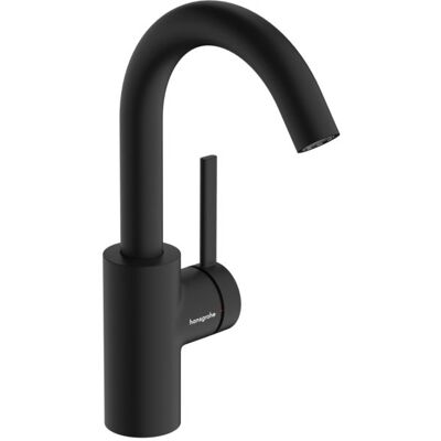 Hansgrohe Zesis S Waschtischarmatur 74740670 CoolStart mit Schwenkauslauf und Zugstangen-Ablaufgarnitur, schwarz matt Hansgrohe Zesis S Waschtischarmatur 74740670 CoolStart mit Schwenkauslauf und Zugstangen-Ablaufgarnitur, schwarz matt