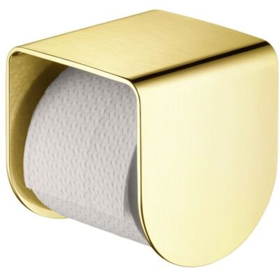 Hansgrohe Axor Papierrollenhalter 42436250 mit Ablage, brushed gold optic Hansgrohe Axor Papierrollenhalter 42436250 mit Ablage, brushed gold optic