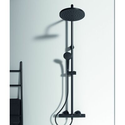 Ideal Standard T25 Duschsystem A7546XG Silk Black, mit Themrostat Aufputz Ideal Standard T25 Duschsystem A7546XG Silk Black, mit Themrostat Aufputz