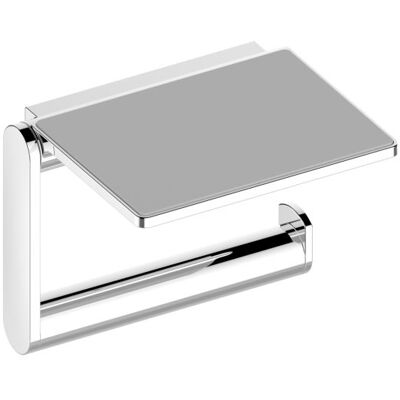 Keuco Plan Toilettenpapierhalter 14973060000 mit Ablage, offen, schwenkbar, Edelstahl-finish / schwarz Keuco Plan Toilettenpapierhalter 14973060000 mit Ablage, offen, schwenkbar, Edelstahl-finish / schwarz
