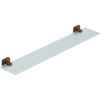 Kludi VELA S Glasablage - Wandmontage Brushed Bronze Kludi VELA S Glasablage - Wandmontage Brushed Bronze