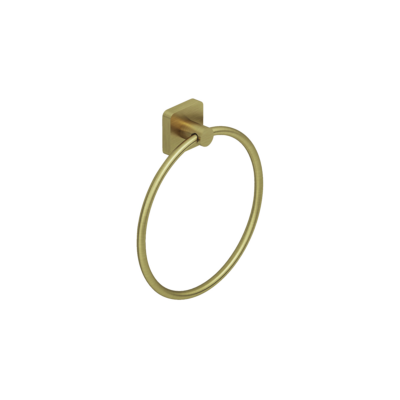 Kludi VELA S Handtuchring - Wandmontage, Gebürstetes Gold, Modell 25978N0 Kludi VELA S Handtuchring - Wandmontage, Gebürstetes Gold, Modell 25978N0