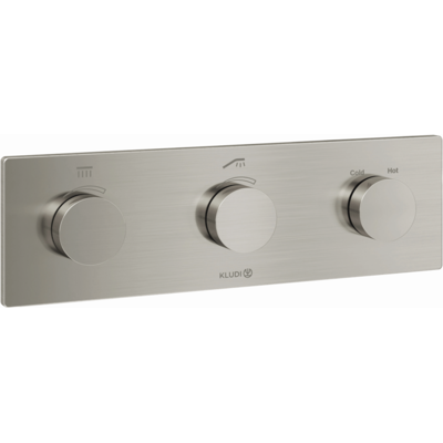 Kludi PushTronic Elektronisches Unterputz-Thermostat - Mit Feinbauset Kludi PushTronic Elektronisches Unterputz-Thermostat - Mit Feinbauset