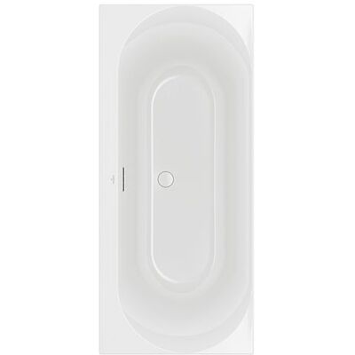 Villeroy & Boch Loop & Friends Ovalbadewanne - Mitteablauf - Acryl - 180x80cm Villeroy & Boch Loop & Friends Ovalbadewanne - Mitteablauf - Acryl - 180x80cm