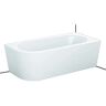 Bette Starlet V Silhouette Badewanne 6700000CELVK 185 x 85 cm, weiß, mit Schürze