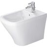 Duravit DuraStyle Stand Bidet 2284100000 weiss, mit Überlauf, 1 Hahnloch, back to wall