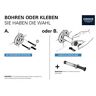 Grohe Essentials Glashalter 40447001 Glas mit Halter, chrom