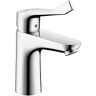 Hansgrohe Focus Care Waschtischarmatur 31911000 ComfortZone 100, extra langem Hebel, chrom