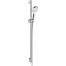 Hansgrohe Crometta 1jet Brauseset 26539400 weiss chrom, EcoSmart, mit 90 cm Brausestange