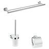 Hansgrohe Bad-Accessoire-Set Logis Universal 41727000, 3-teilig, chrom