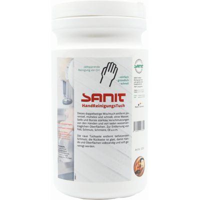Sanit Handreinigungstücher - 2000 Tücher - Handreinigung Sanit Handreinigungstücher - 2000 Tücher - Handreinigung