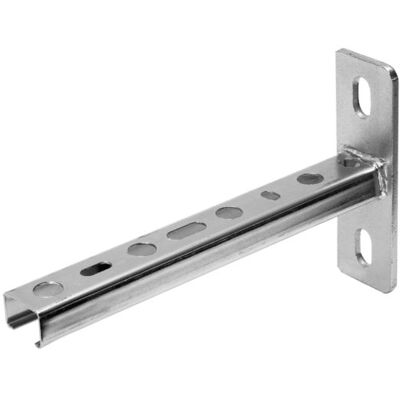 ASW Schienenkonsole 533030 300 mm, Profil 28/30 x 2.0 mm, Stahl verzinkt ASW Schienenkonsole 533030 300 mm, Profil 28/30 x 2.0 mm, Stahl verzinkt