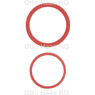 HAAS - 7381 - 8x14x1mm - rotbraun - fiber ring HAAS - 7381 - 8x14x1mm - rotbraun - fiber ring