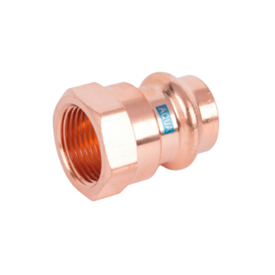 Schmidt, Hermann HS AQUAGAS V Übergangsstück 18 mm x 3/4 Zoll 4502018034 Kupfer, IG, Press Copper, Fitting für Gas und Wasser Schmidt, Hermann HS AQUAGAS V Übergangsstück 18 mm x 3/4 Zoll 4502018034 Kupfer, IG, Press Copper, Fitting für Gas und Wasser