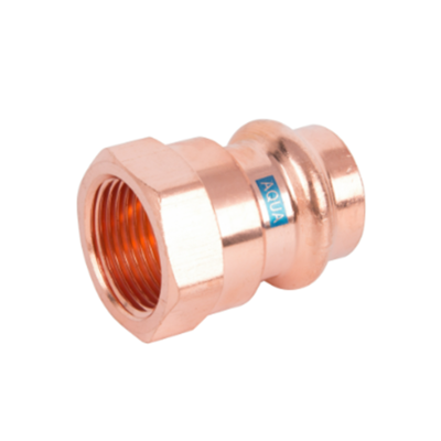 Schmidt, Hermann HS AQUAGAS V Übergangsstück 15 mm x 1/2 Zoll 4502015012 Kupfer, IG, Press Copper, Fitting für Gas und Wasser Schmidt, Hermann HS AQUAGAS V Übergangsstück 15 mm x 1/2 Zoll 4502015012 Kupfer, IG, Press Copper, Fitting für Gas und Wasser