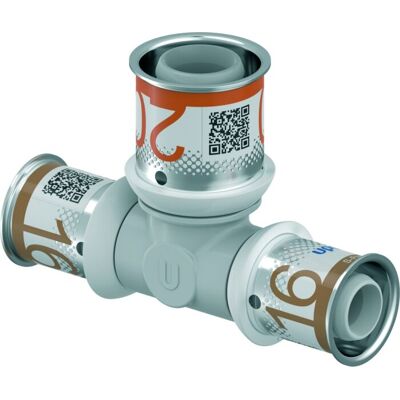 Uponor S-Press PLUS PPSU 16 x 20 x 16 mm - Rohrleitungsteil Uponor S-Press PLUS PPSU 16 x 20 x 16 mm - Rohrleitungsteil